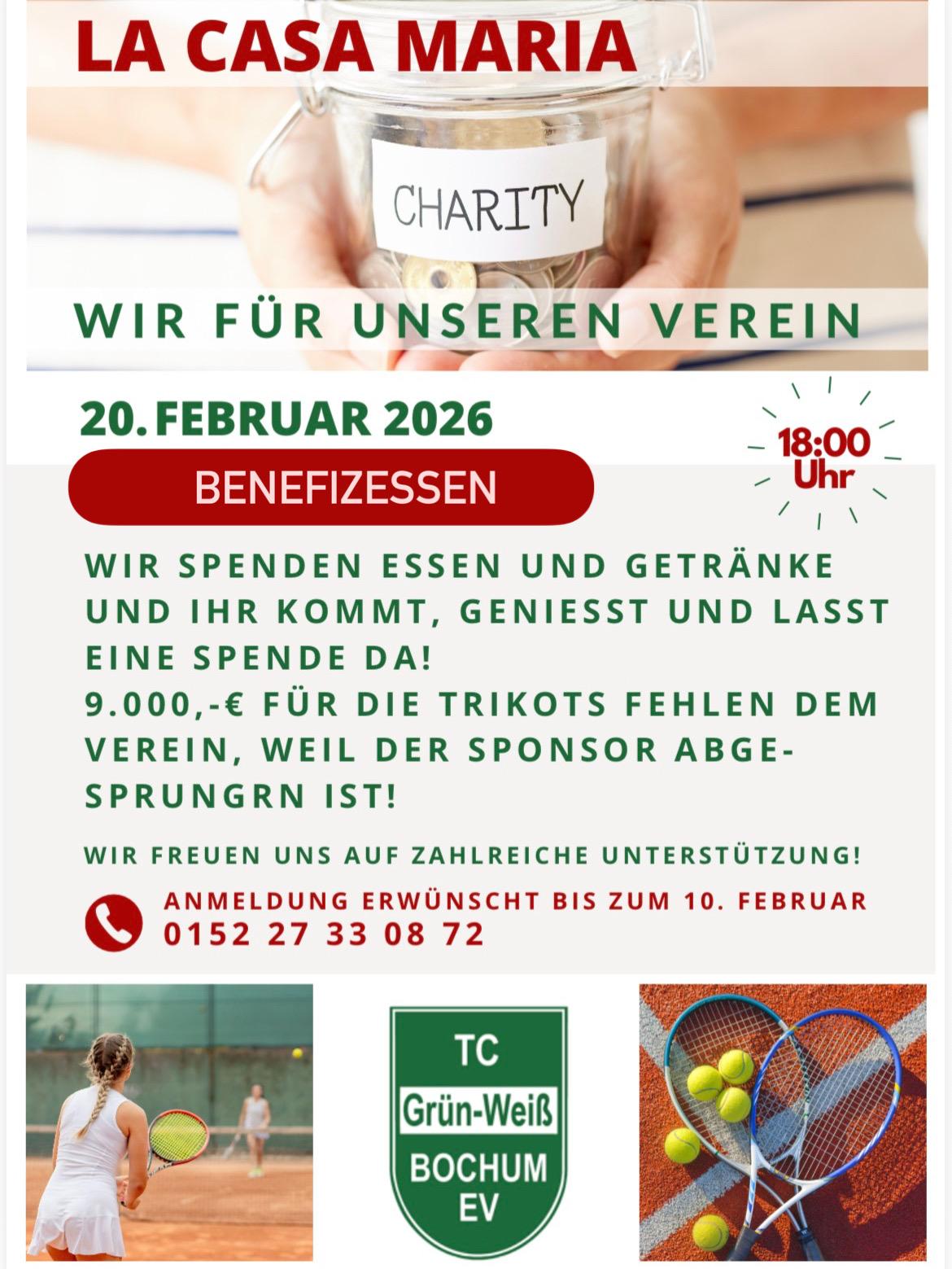 Benefizessen Trikots